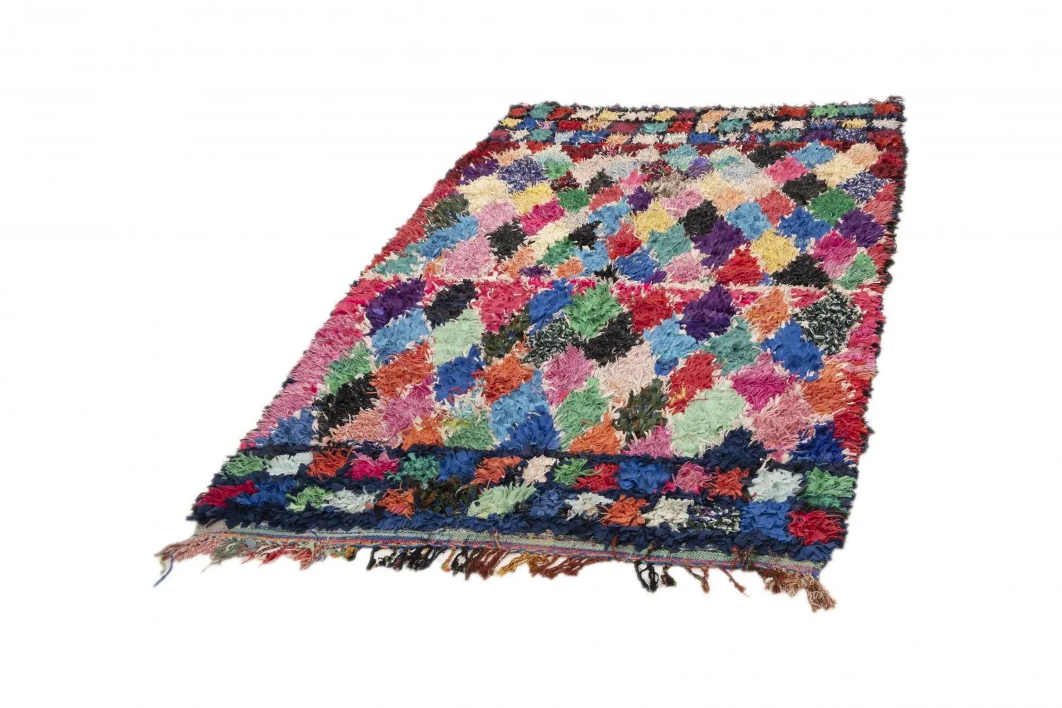 Tappeto Berberi Dal Marocco Boucherouite 250 x 140 cm