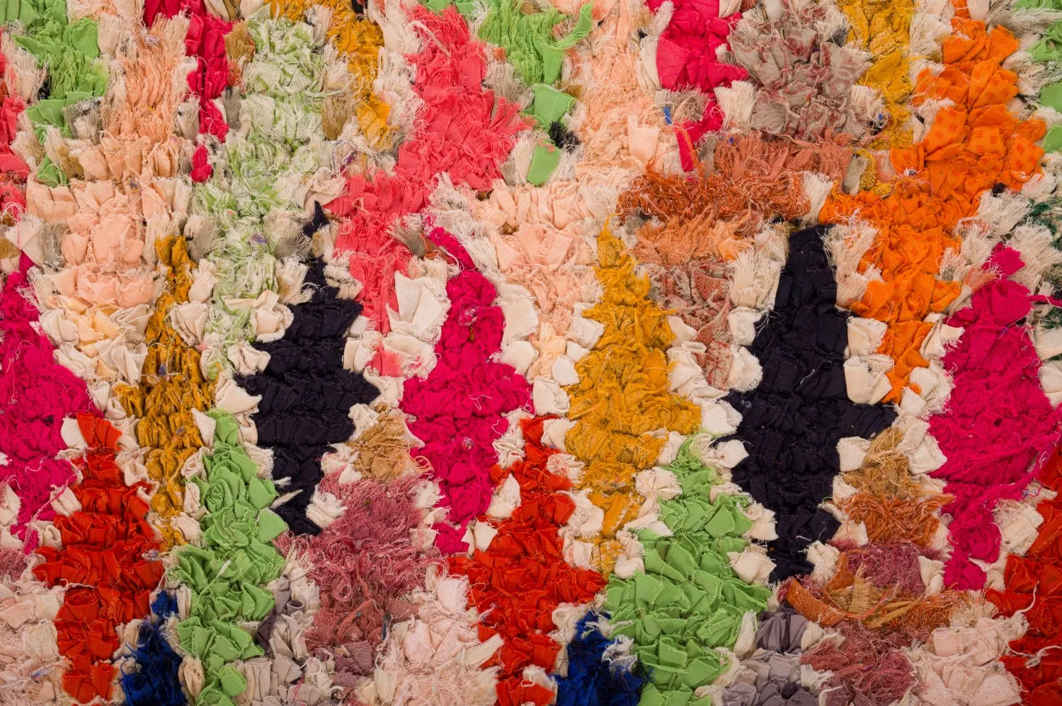 Tappeto Berberi Dal Marocco Boucherouite 120 x 335 cm