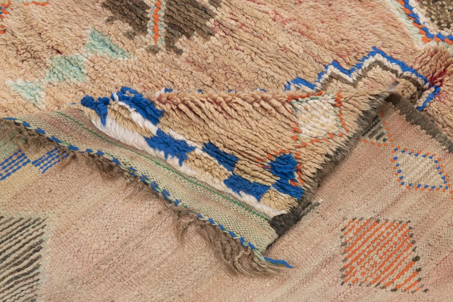 Tappeto Kilim In Stile Berbero Del Marocco Azilal Special Edition 360 x 150 cm