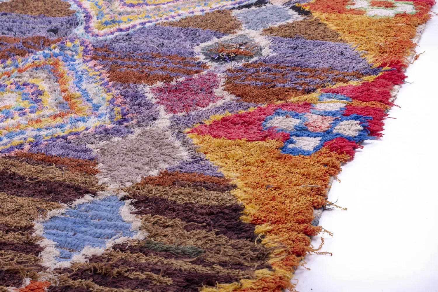 Tappeto Berberi Dal Marocco Boucherouite 285 x 145 cm