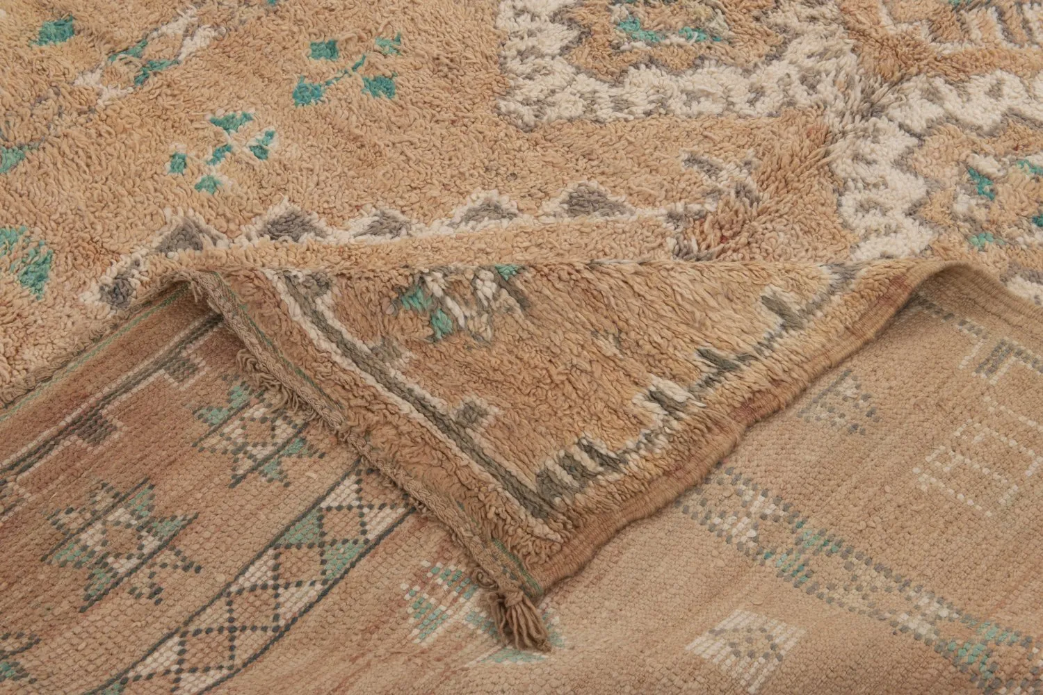 Tappeto Kilim In Stile Berbero Del Marocco Azilal Special Edition 370 x 190 cm