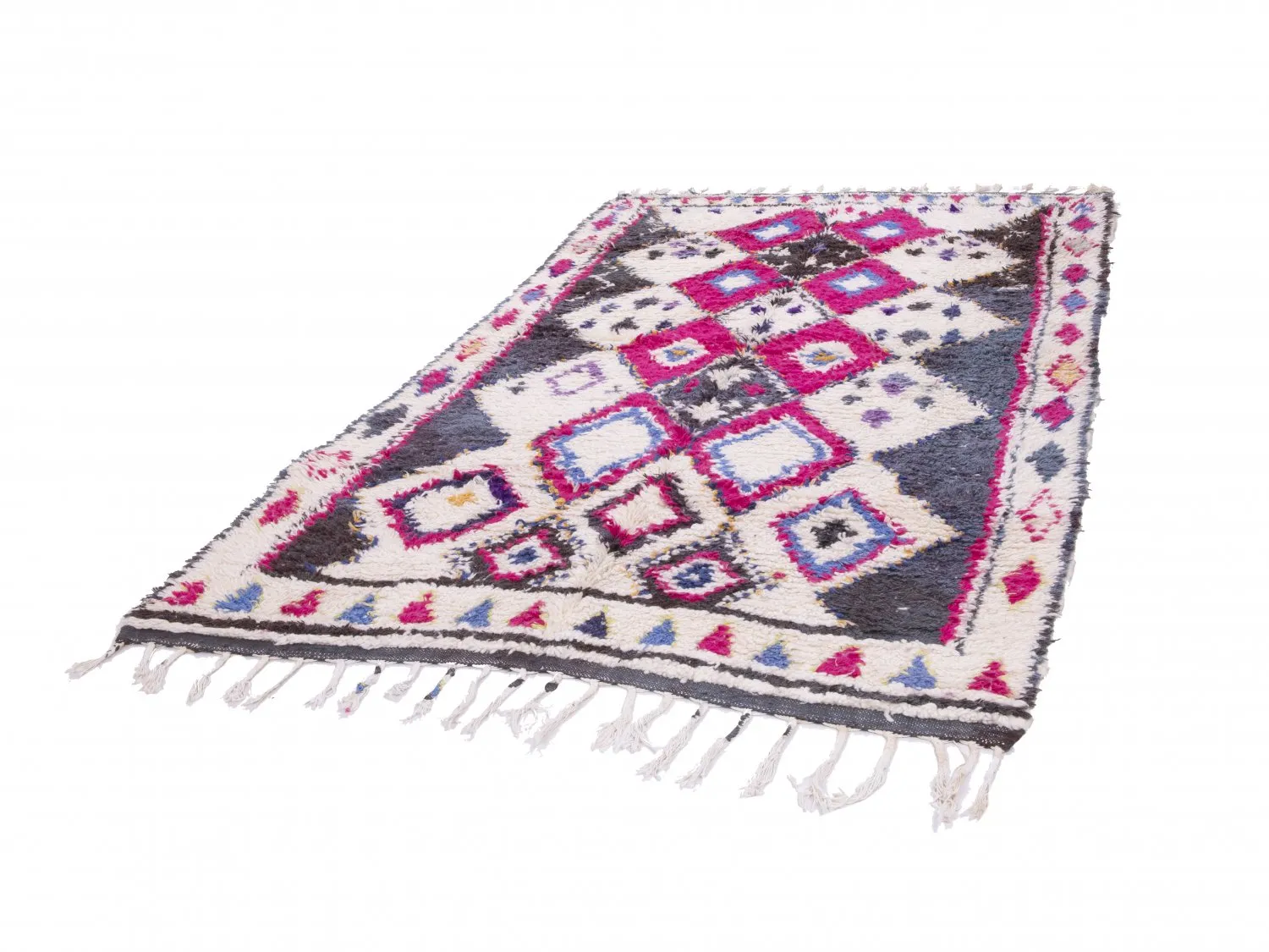 Tappeto Kilim In Stile Berbero Del Marocco Azilal 280 x 190 cm