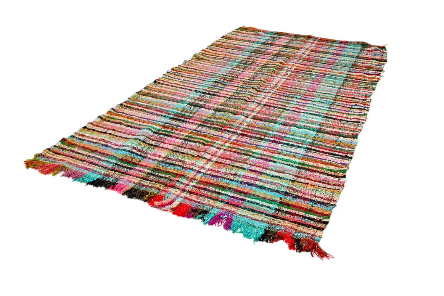 Tappeto Berberi Dal Marocco Boucherouite 160 x 300 cm