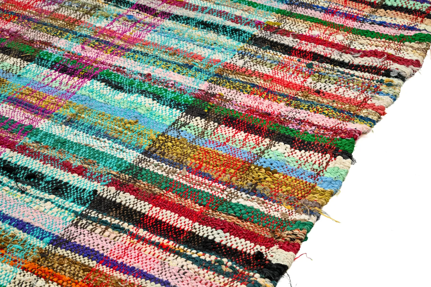 Tappeto Berberi Dal Marocco Boucherouite 160 x 300 cm