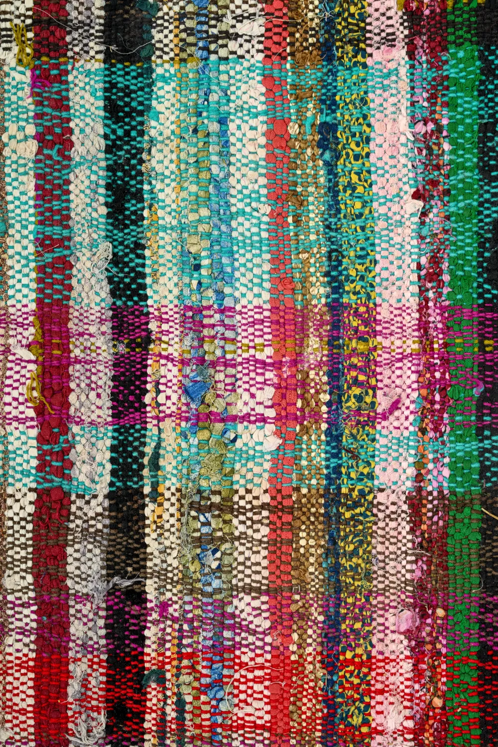 Tappeto Berberi Dal Marocco Boucherouite 160 x 300 cm