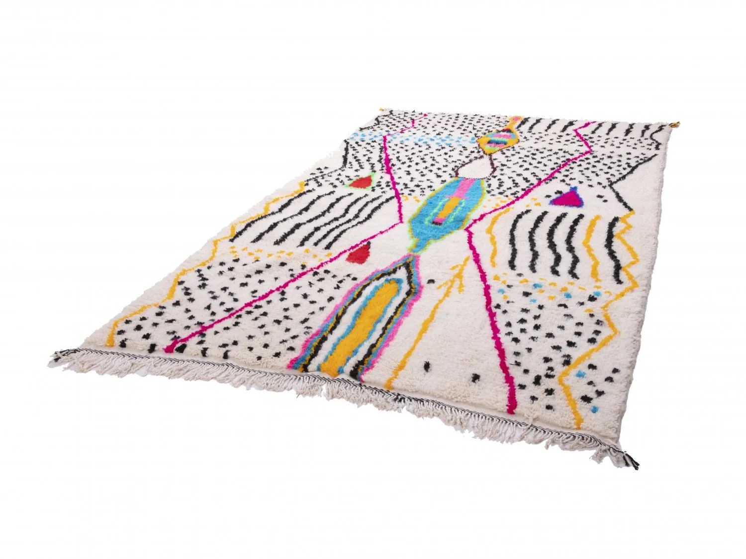 Tappeto Kilim In Stile Berbero Del Marocco Azilal 300 x 190 cm