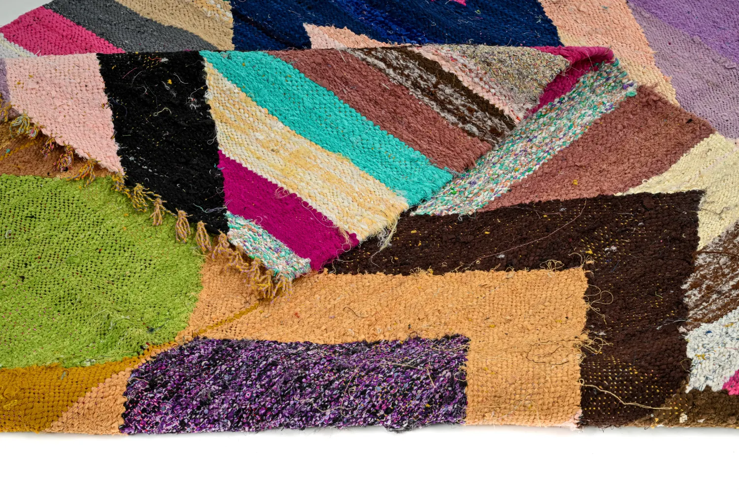 Tappeto Berberi Dal Marocco Boucherouite 155 x 260 cm