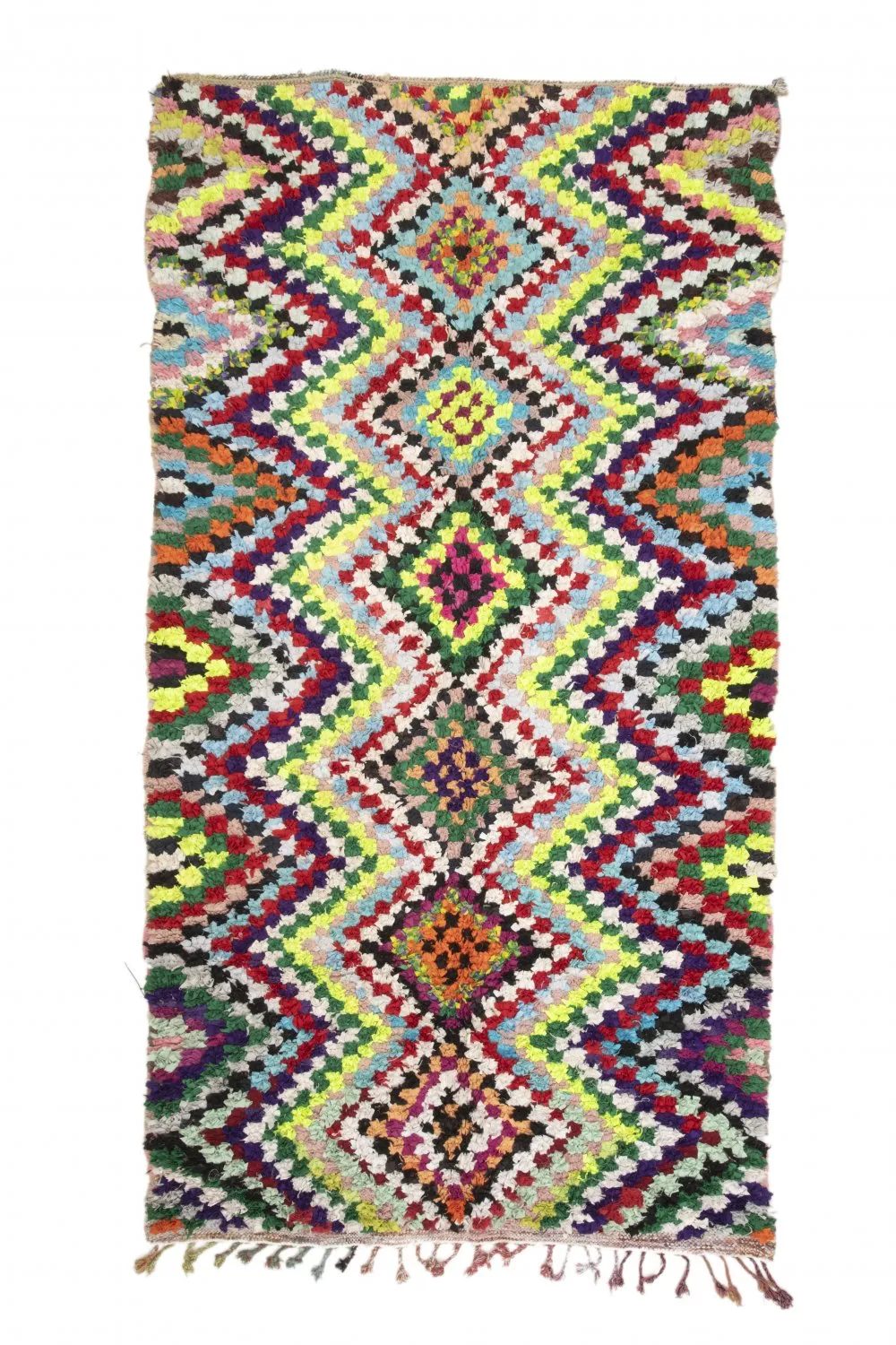 Tappeto Berberi Dal Marocco Boucherouite 315 x 170 cm