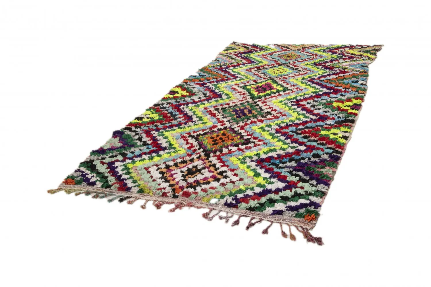 Tappeto Berberi Dal Marocco Boucherouite 315 x 170 cm