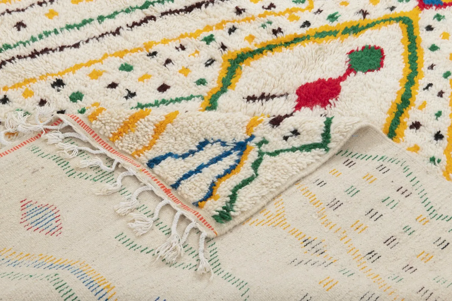 Tappeto Kilim In Stile Berbero Del Marocco Azilal 310 x 190 cm