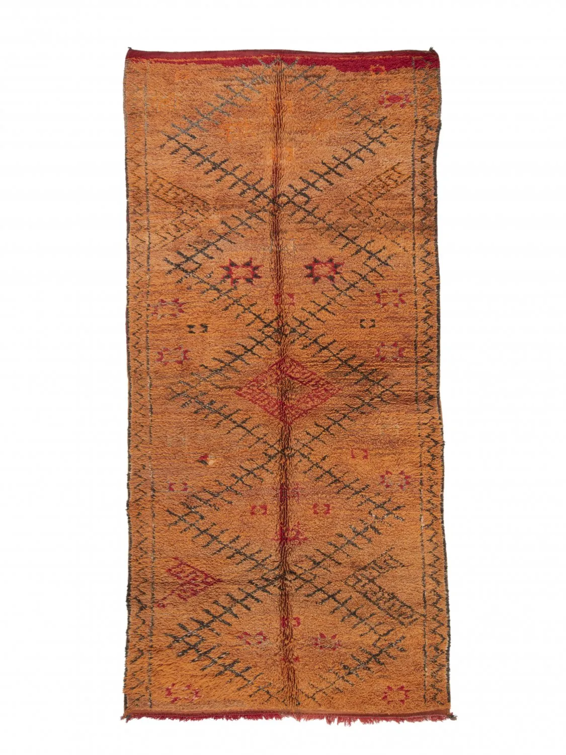 Tappeto Kilim In Stile Berbero Del Marocco Azilal Special Edition 360 x 170 cm