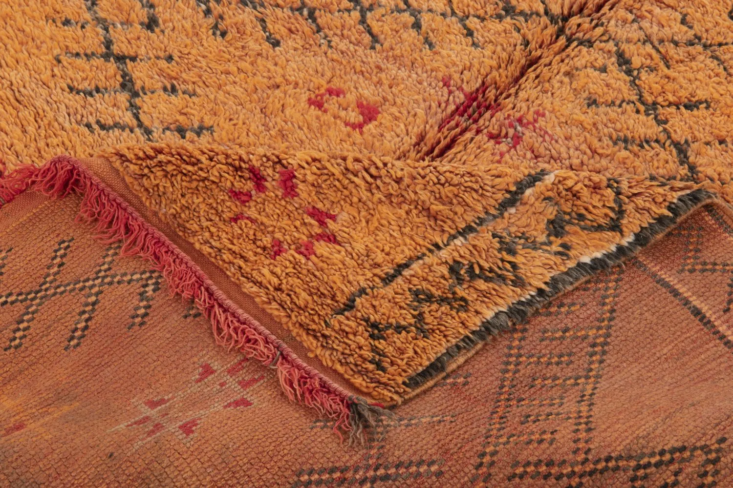 Tappeto Kilim In Stile Berbero Del Marocco Azilal Special Edition 360 x 170 cm