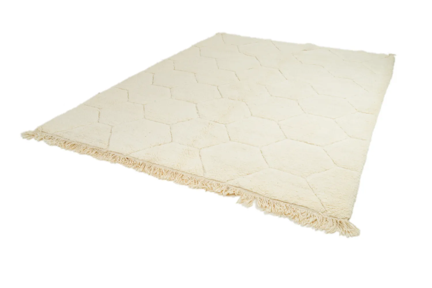 Tappeto Kilim In Stile Berbero Del Marocco Beni Ourain 210 x 290 cm
