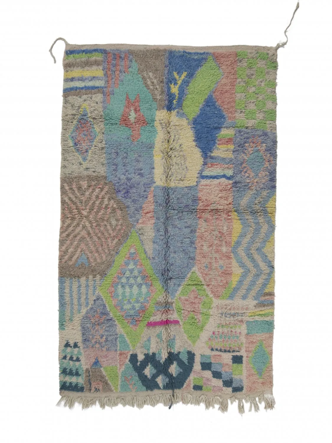 Tappeto Kilim In Stile Berbero Del Marocco Azilal 250 x 150 cm