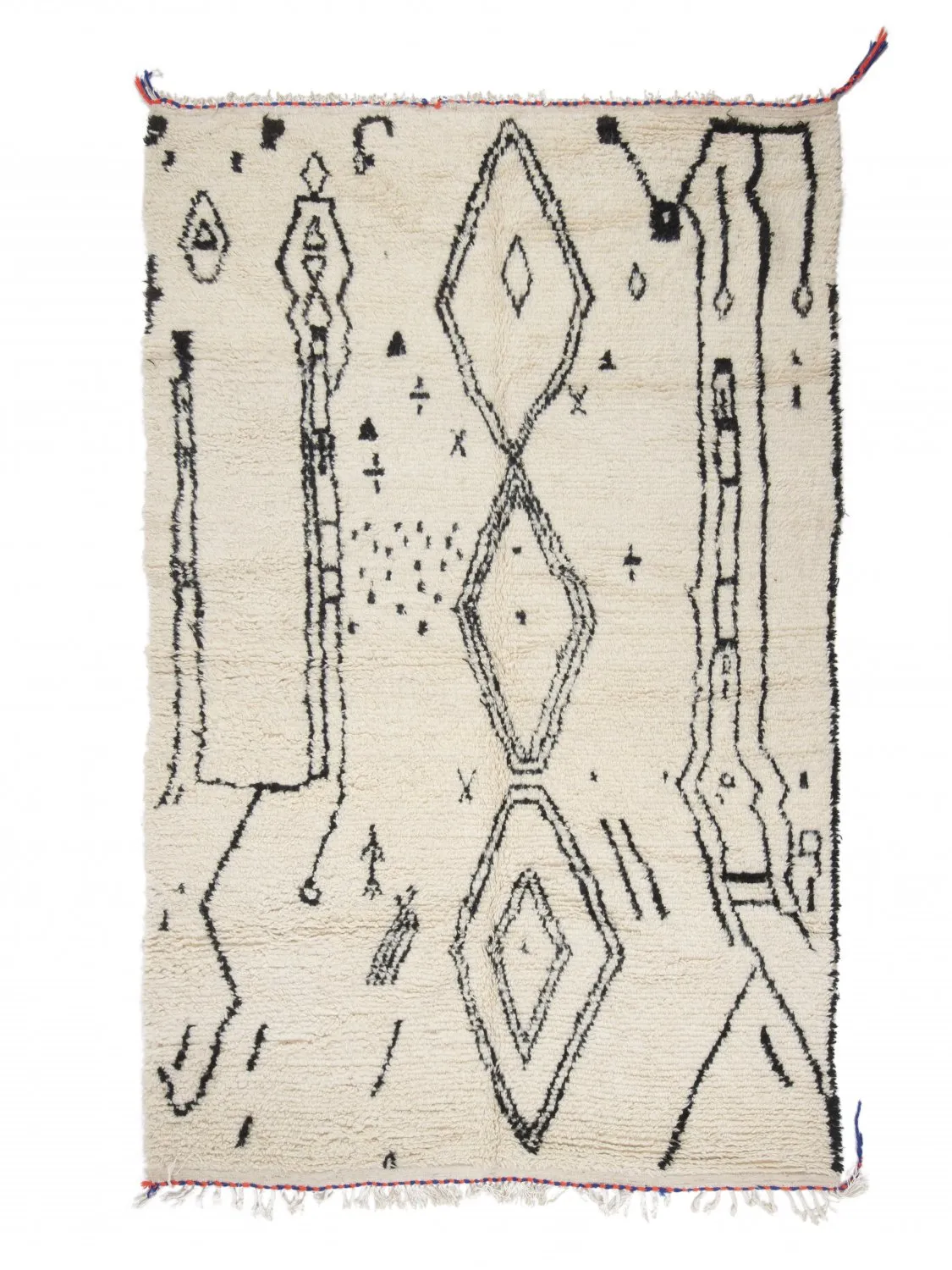 Tappeto Kilim In Stile Berbero Del Marocco Azilal 300 x 190 cm