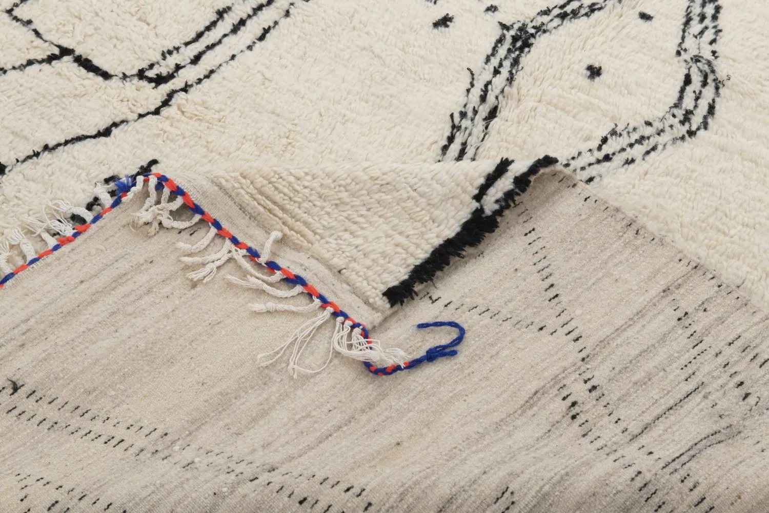 Tappeto Kilim In Stile Berbero Del Marocco Azilal 300 x 190 cm