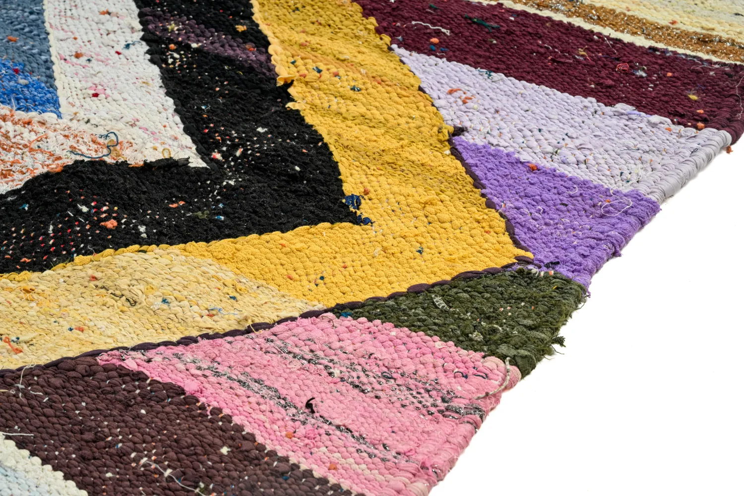 Tappeto Berberi Dal Marocco Boucherouite 135 x 260 cm