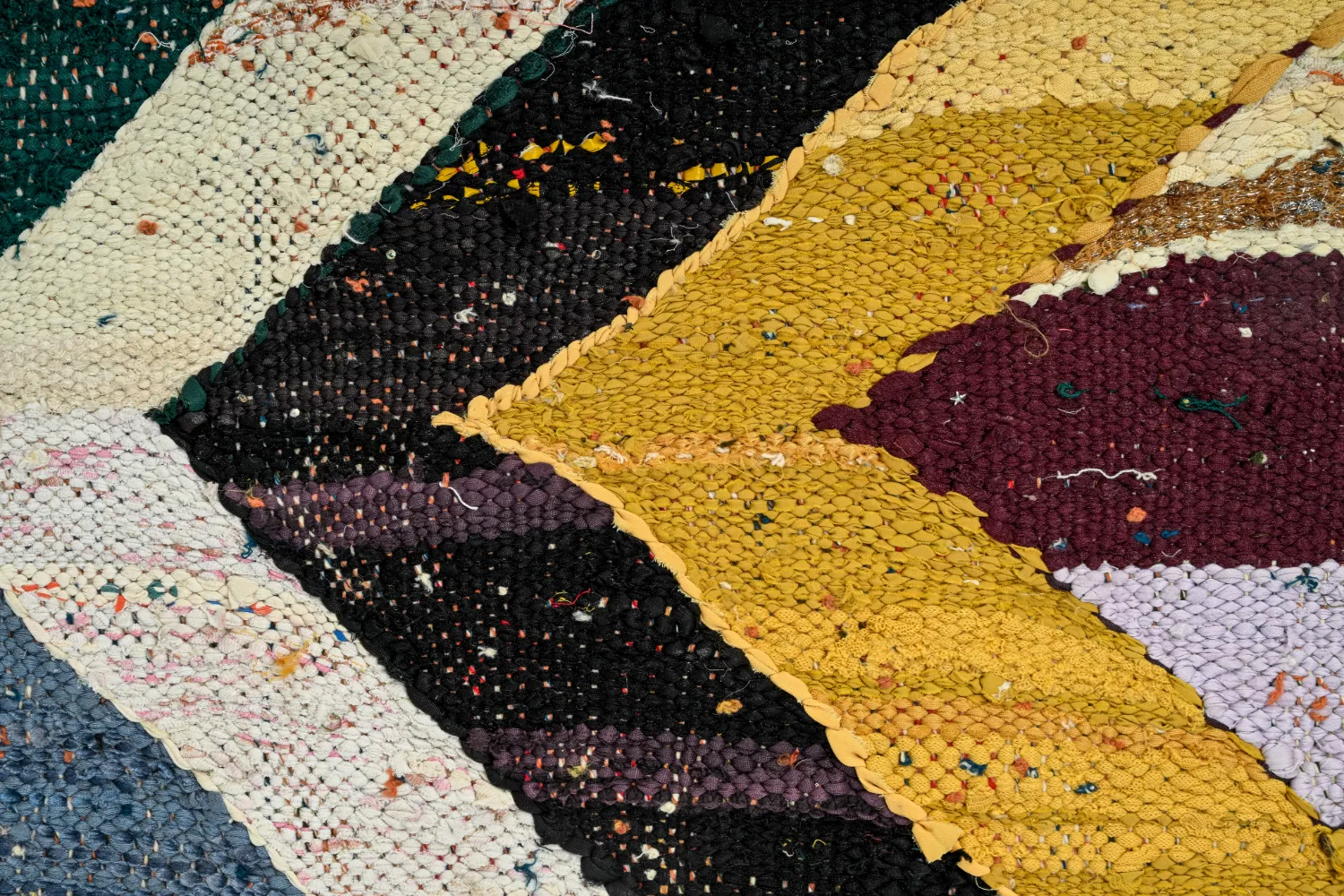Tappeto Berberi Dal Marocco Boucherouite 135 x 260 cm