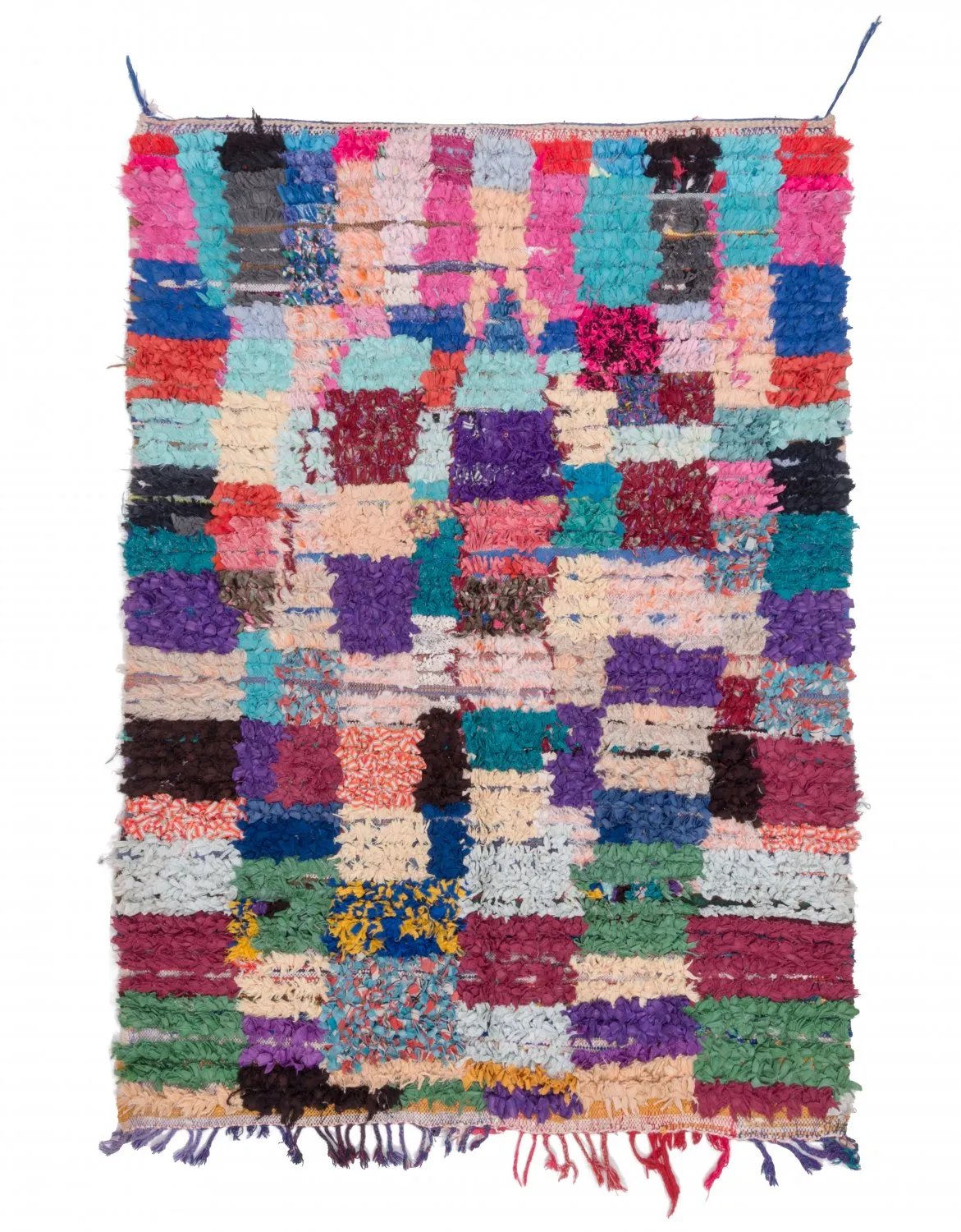 Tappeto Berberi Dal Marocco Boucherouite 210 x 150 cm