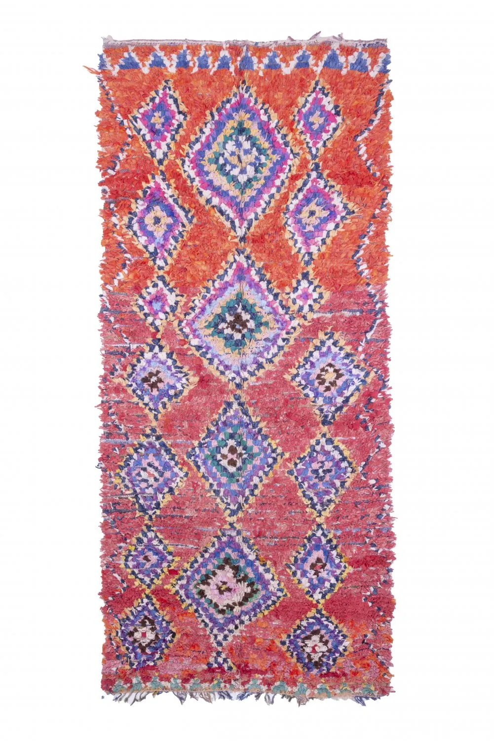 Tappeto Berberi Dal Marocco Boucherouite 315 x 135 cm