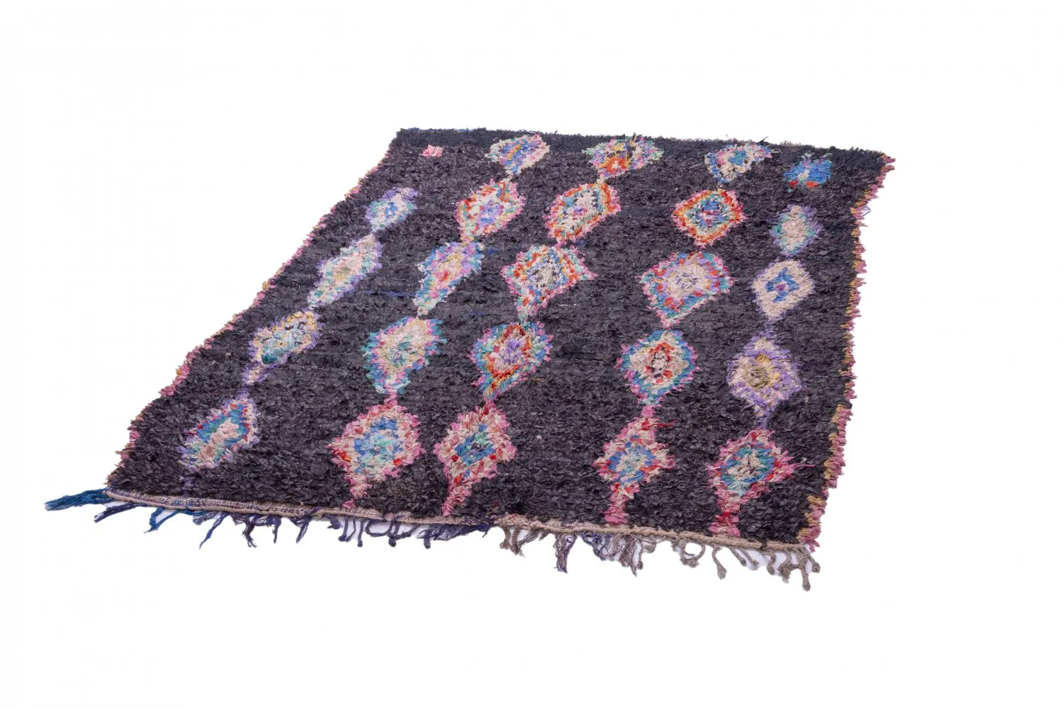 Tappeto Berberi Dal Marocco Boucherouite 260 x 145 cm
