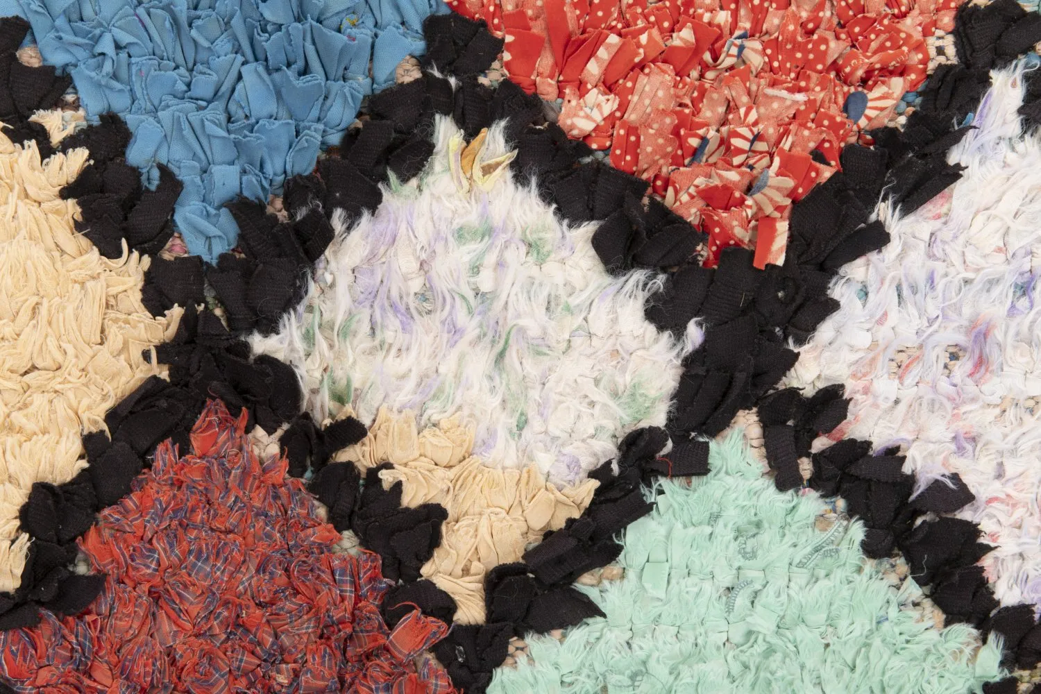 Tappeto Berberi Dal Marocco Boucherouite 175 x 90 cm