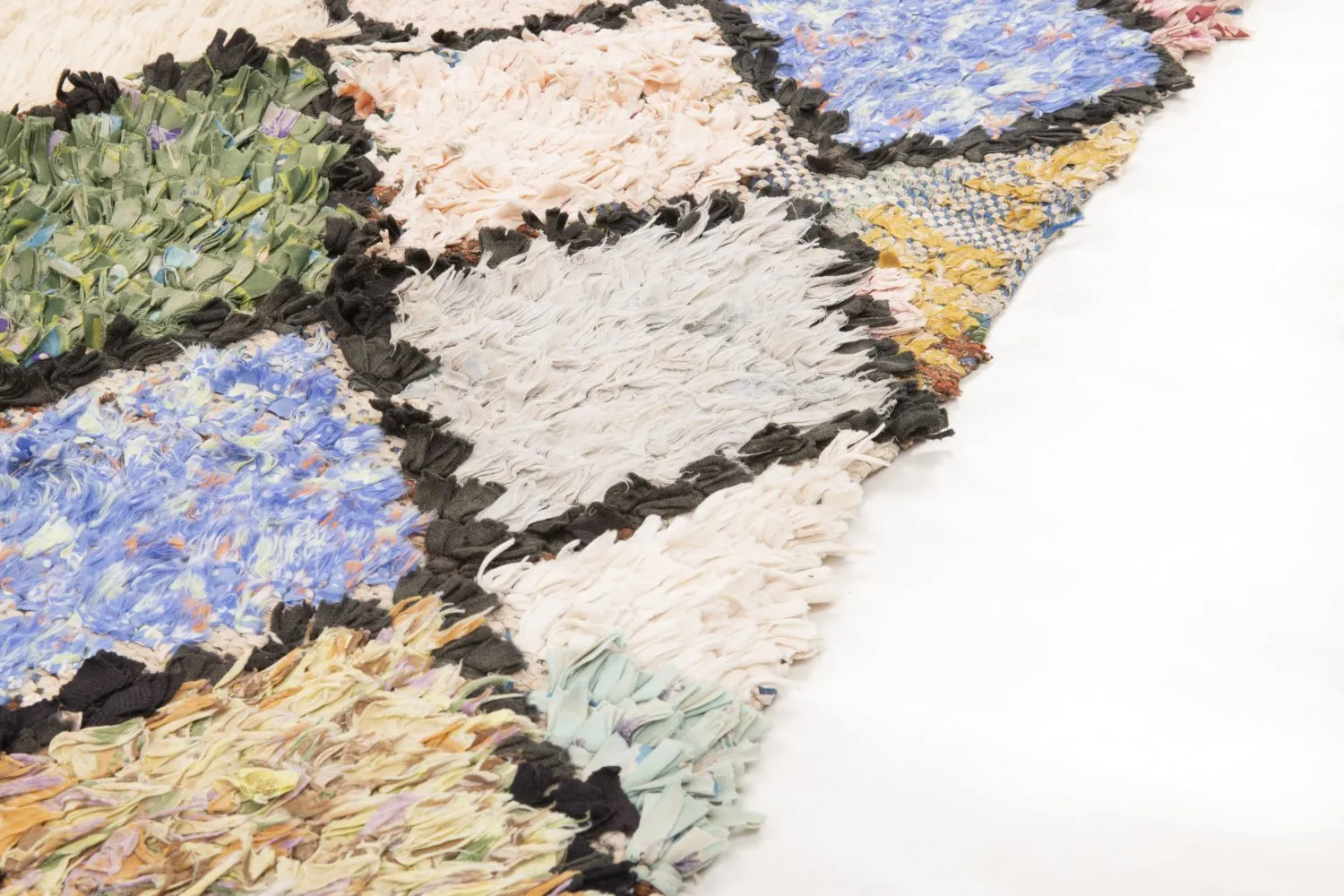 Tappeto Berberi Dal Marocco Boucherouite 175 x 90 cm