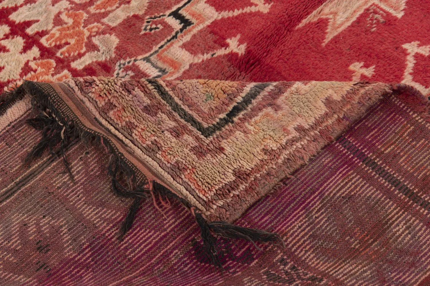 Tappeto Kilim In Stile Berbero Del Marocco Azilal Special Edition 380 x 180 cm