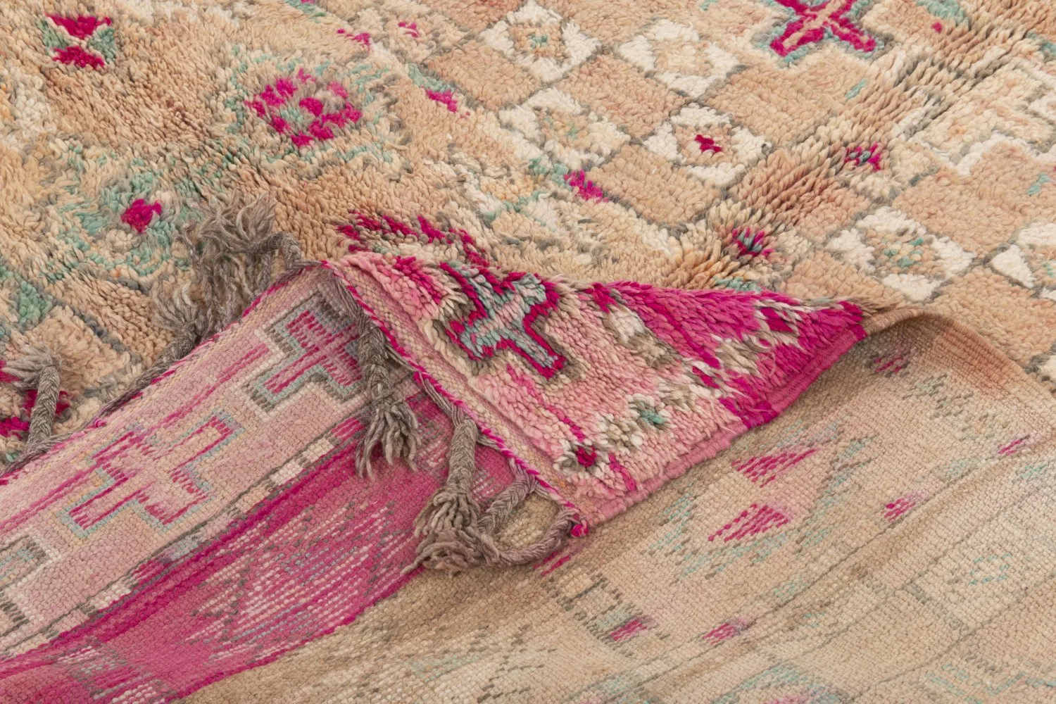 Tappeto Kilim In Stile Berbero Del Marocco Azilal Special Edition 370 x 180 cm