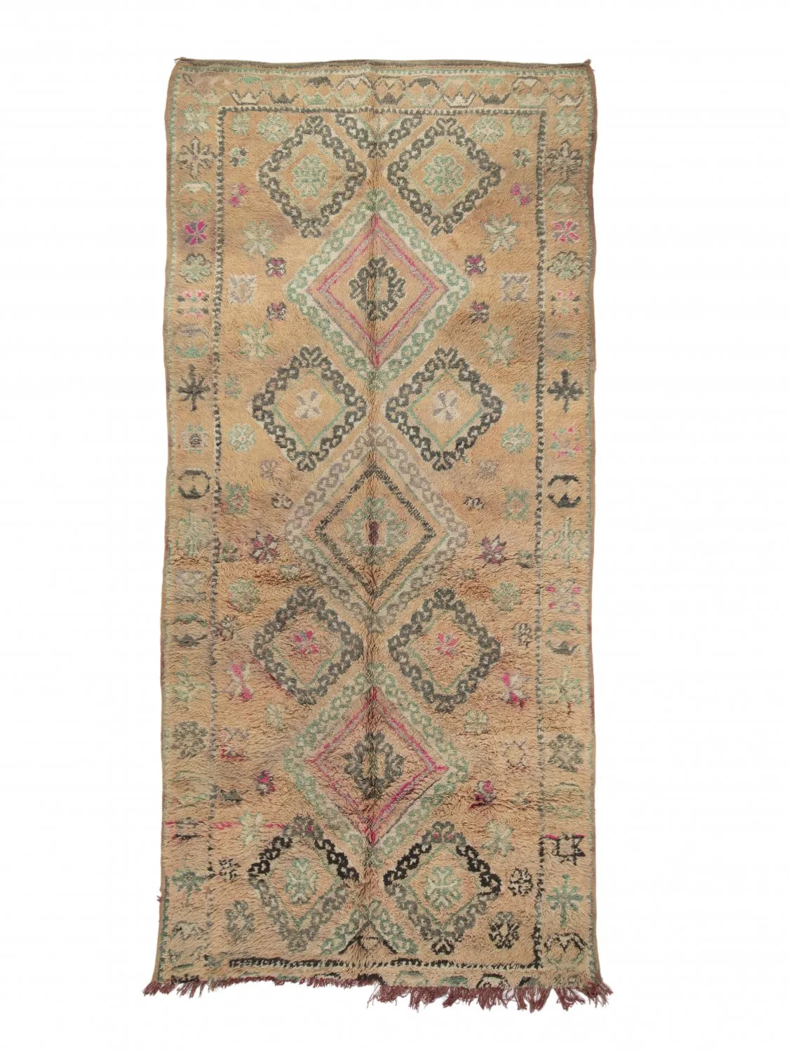 Tappeto Kilim In Stile Berbero Del Marocco Azilal Special Edition 390 x 190 cm