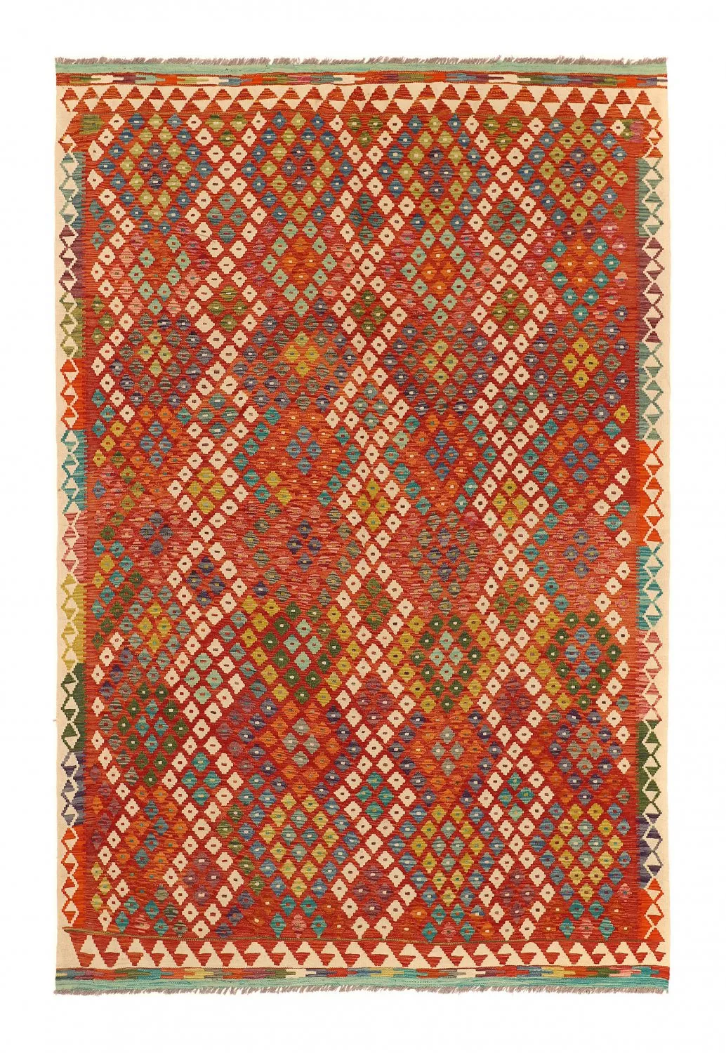 Tappeto kilim orientale 297 x 199 cm
