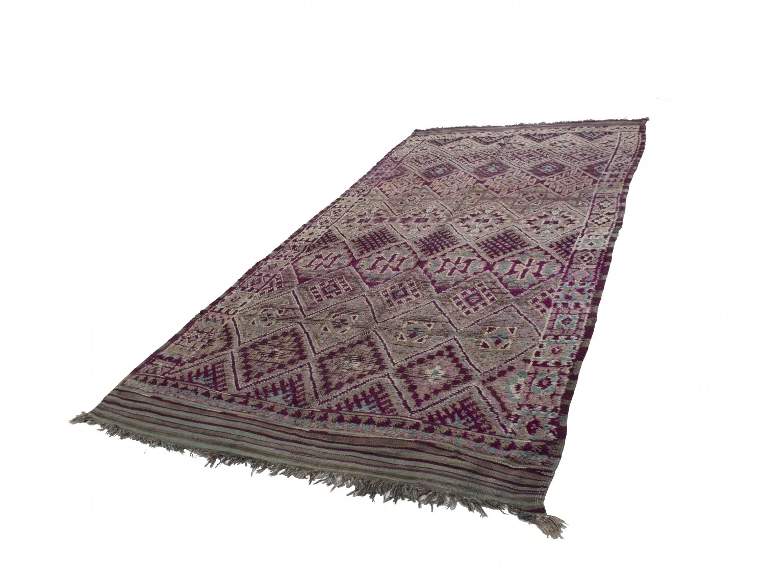 Tappeto Kilim In Stile Berbero Del Marocco Azilal Special Edition 420 x 200 cm