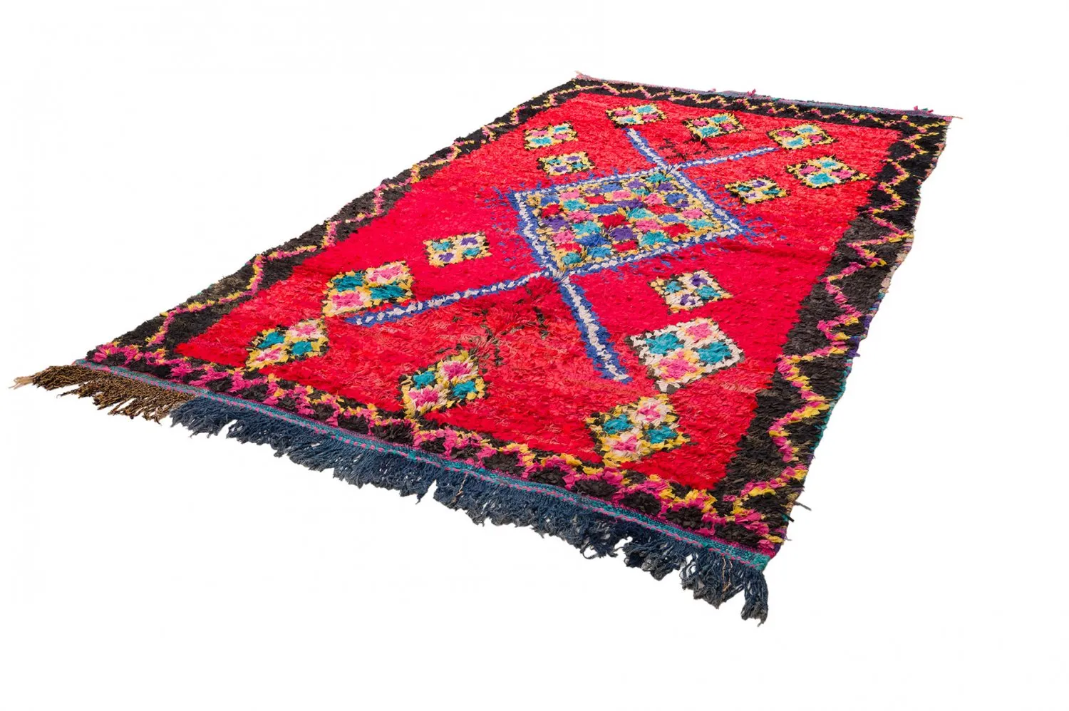Tappeto Berberi Dal Marocco Boucherouite 170 x 300 cm