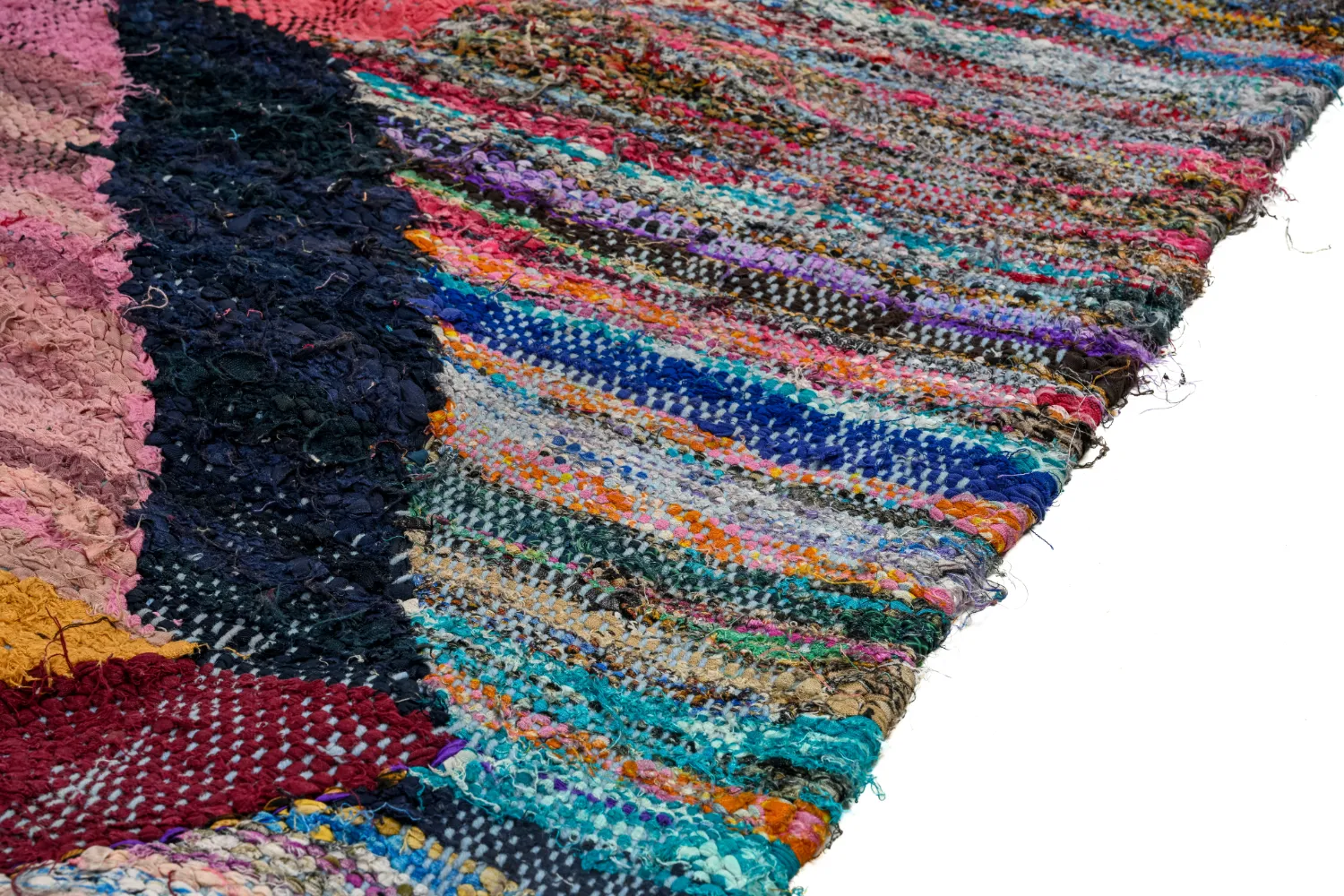 Tappeto Berberi Dal Marocco Boucherouite 150 x 325 cm