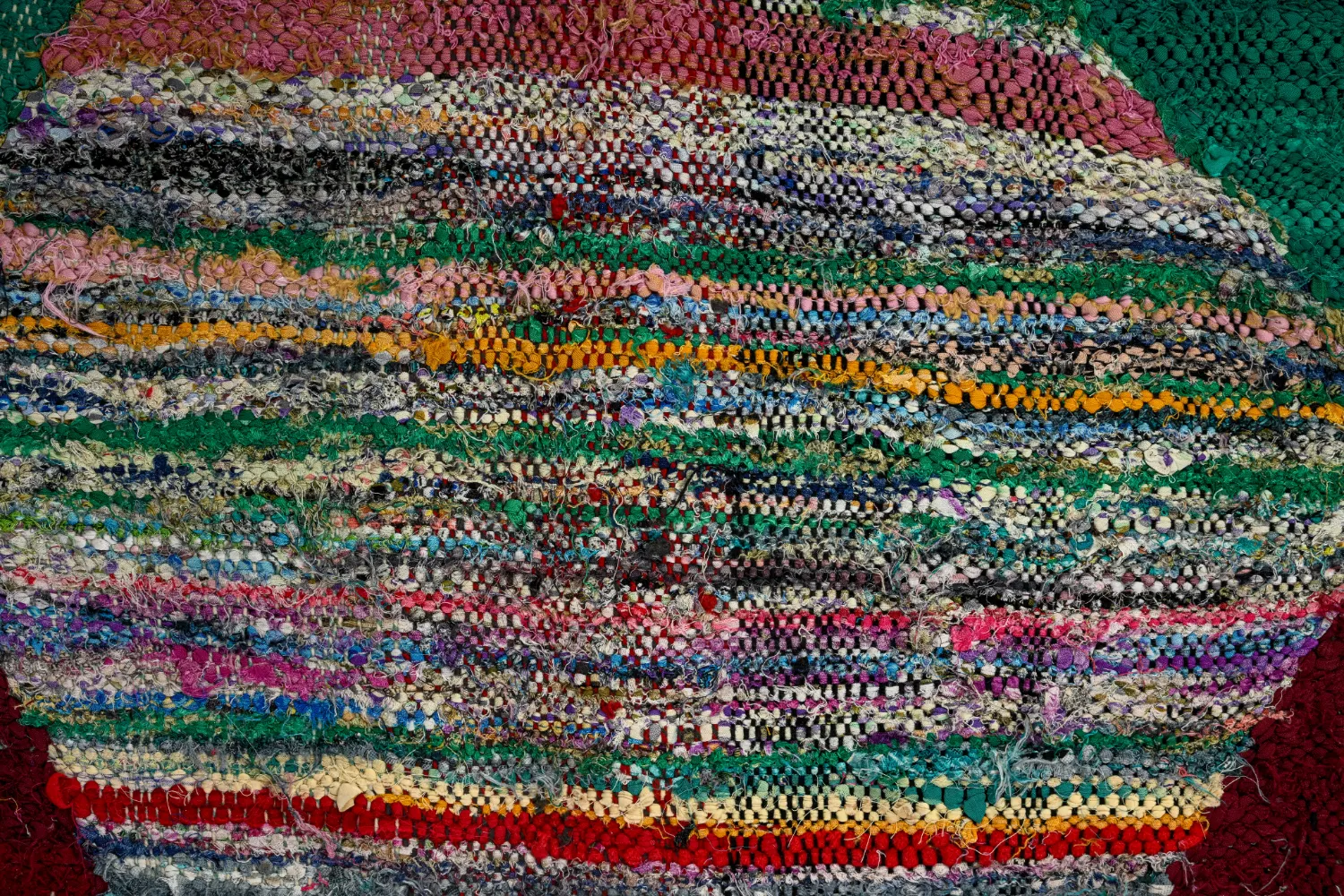 Tappeto Berberi Dal Marocco Boucherouite 150 x 325 cm