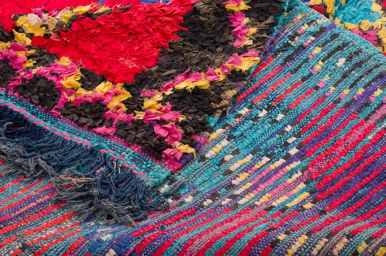 Tappeto Berberi Dal Marocco Boucherouite 170 x 300 cm