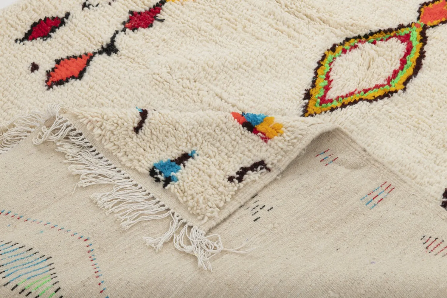 Tappeto Kilim In Stile Berbero Del Marocco Azilal 250 x 140 cm