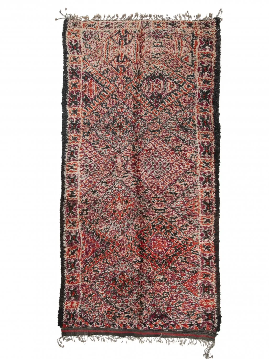 Tappeto Kilim In Stile Berbero Del Marocco Azilal Special Edition 390 x 190 cm