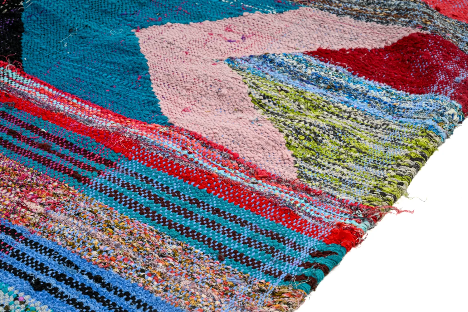 Tappeto Berberi Dal Marocco Boucherouite 135 x 270 cm