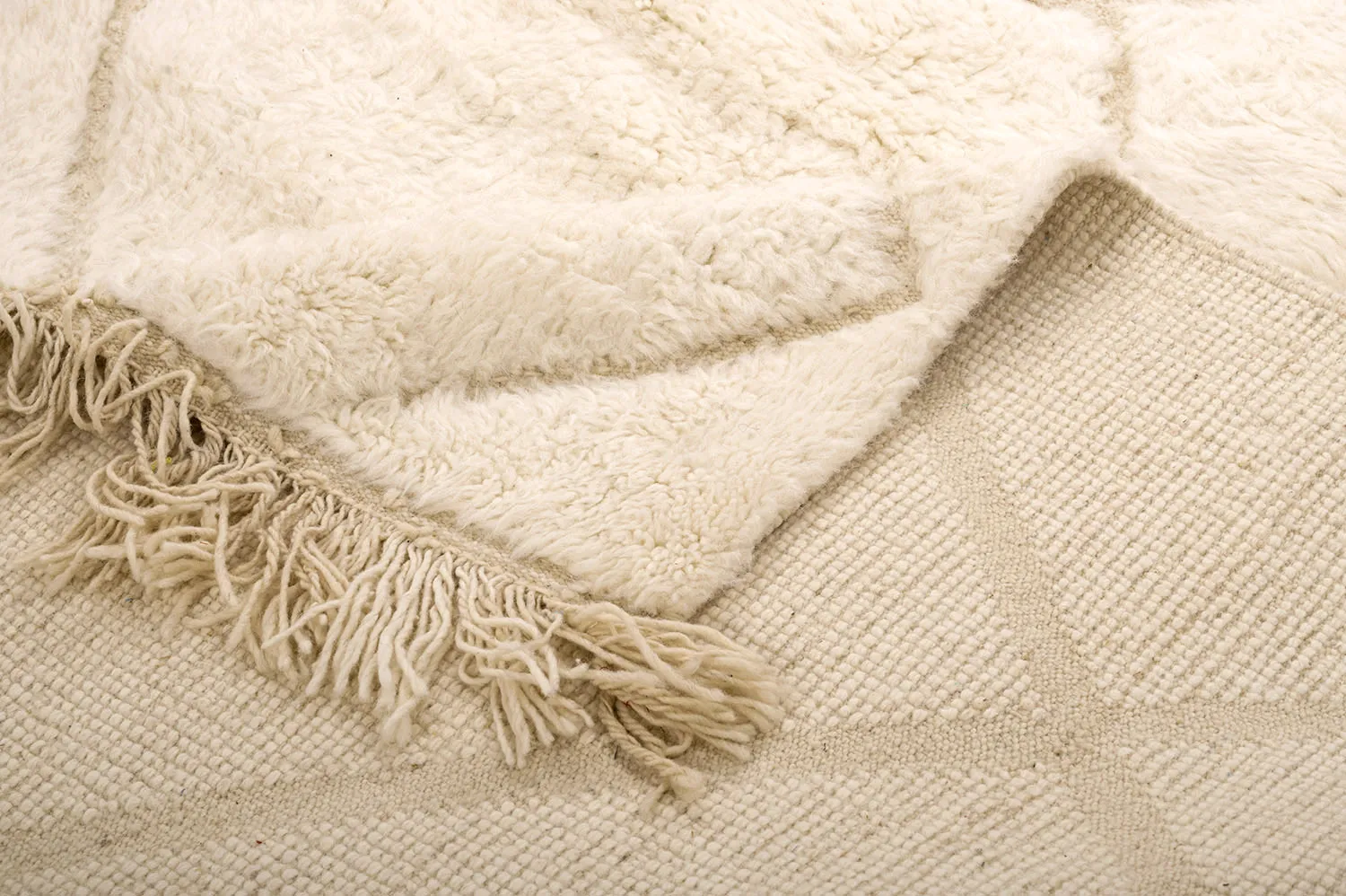 Tappeto Kilim In Stile Berbero Del Marocco Beni Ourain 160 x 260 cm