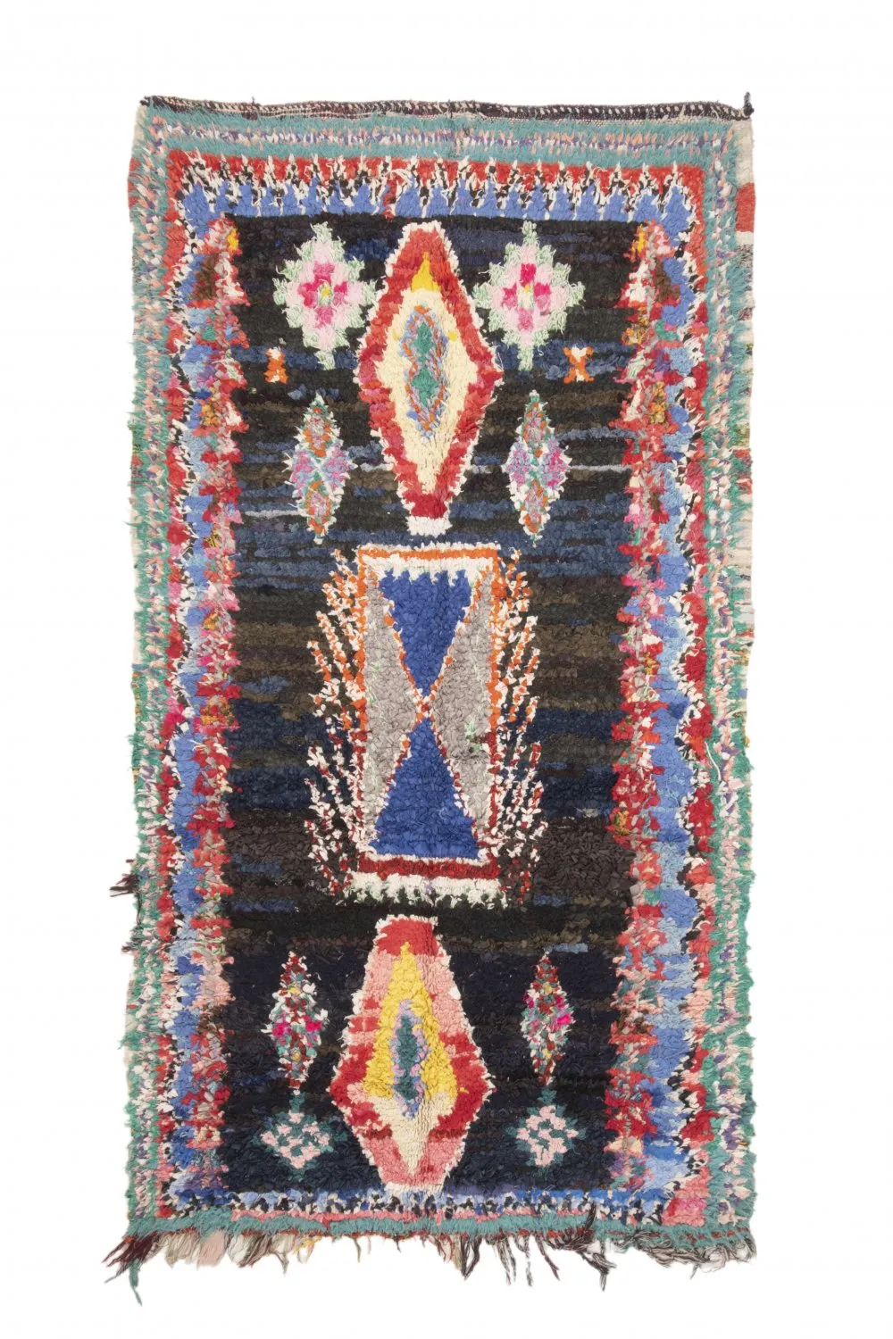 Tappeto Berberi Dal Marocco Boucherouite 235 x 120 cm