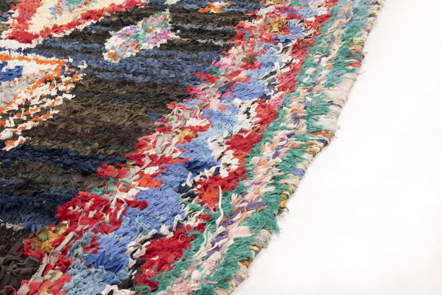 Tappeto Berberi Dal Marocco Boucherouite 235 x 120 cm