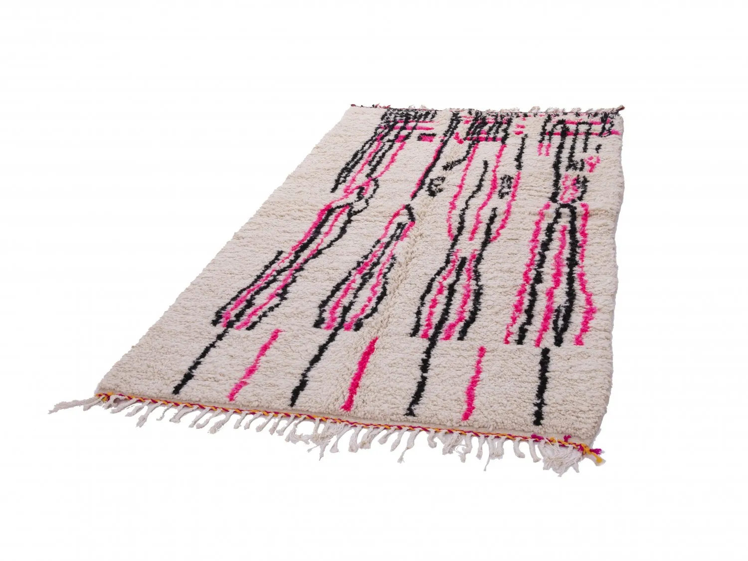 Tappeto Kilim In Stile Berbero Del Marocco Azilal 250 x 140 cm