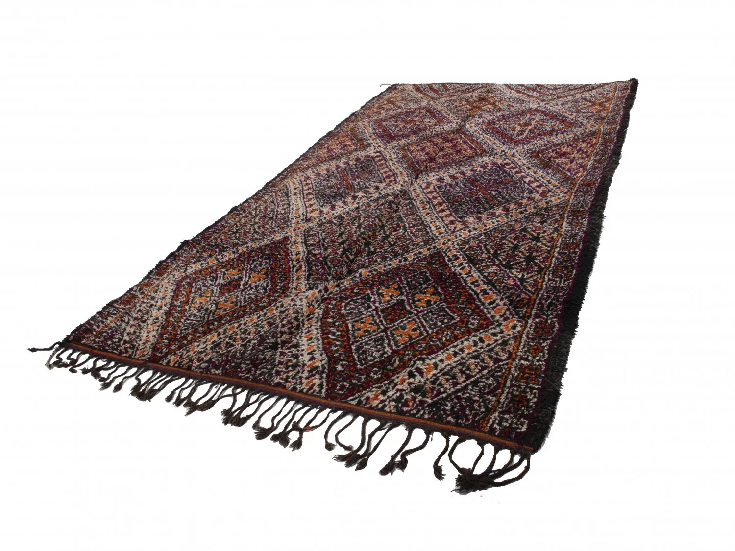 Tappeto Kilim In Stile Berbero Del Marocco Azilal Special Edition 430 x 230 cm