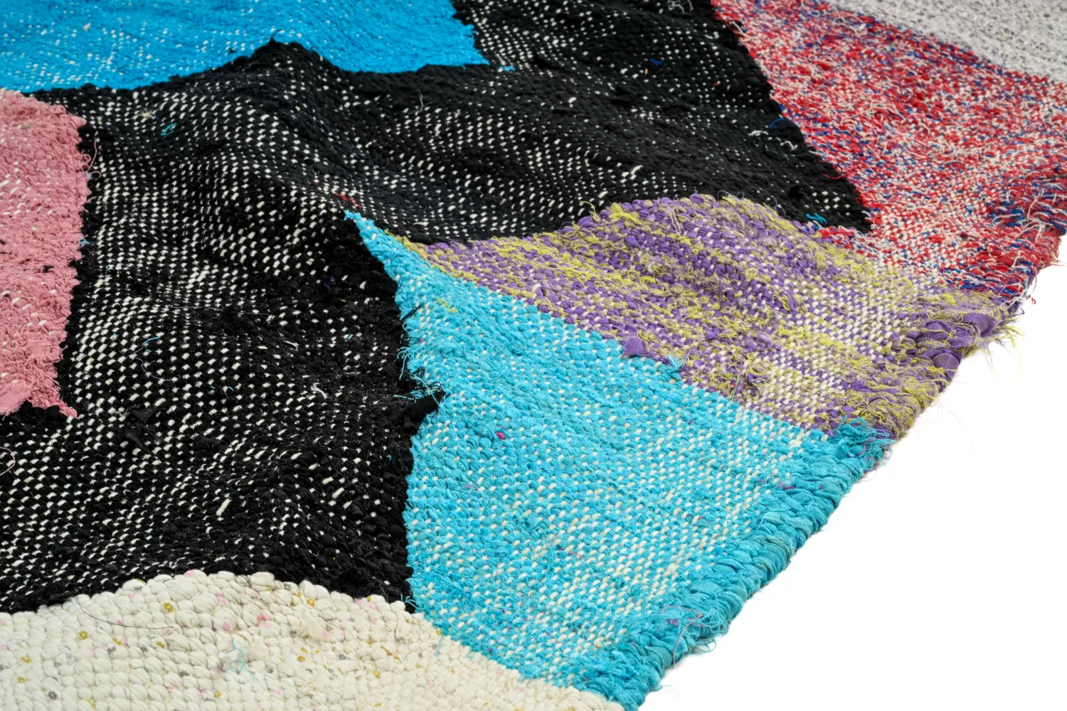 Tappeto Berberi Dal Marocco Boucherouite 120 x 230 cm