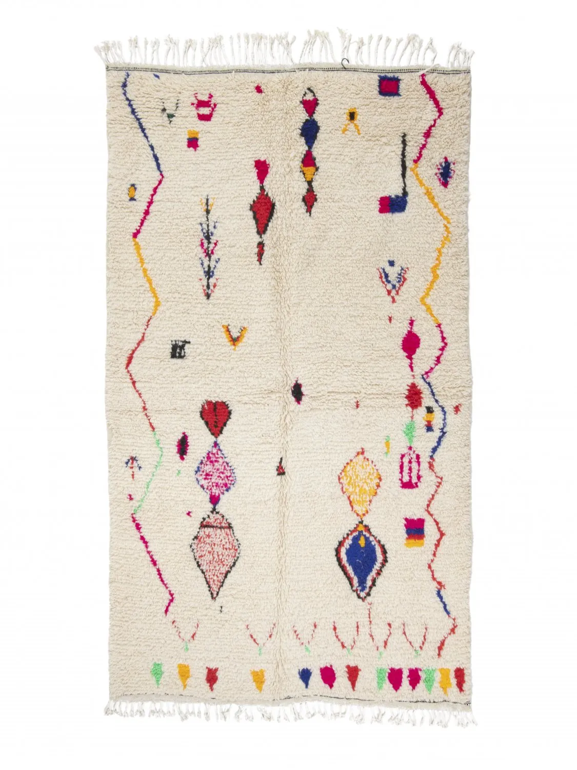 Tappeto Kilim In Stile Berbero Del Marocco Azilal 270 x 150 cm