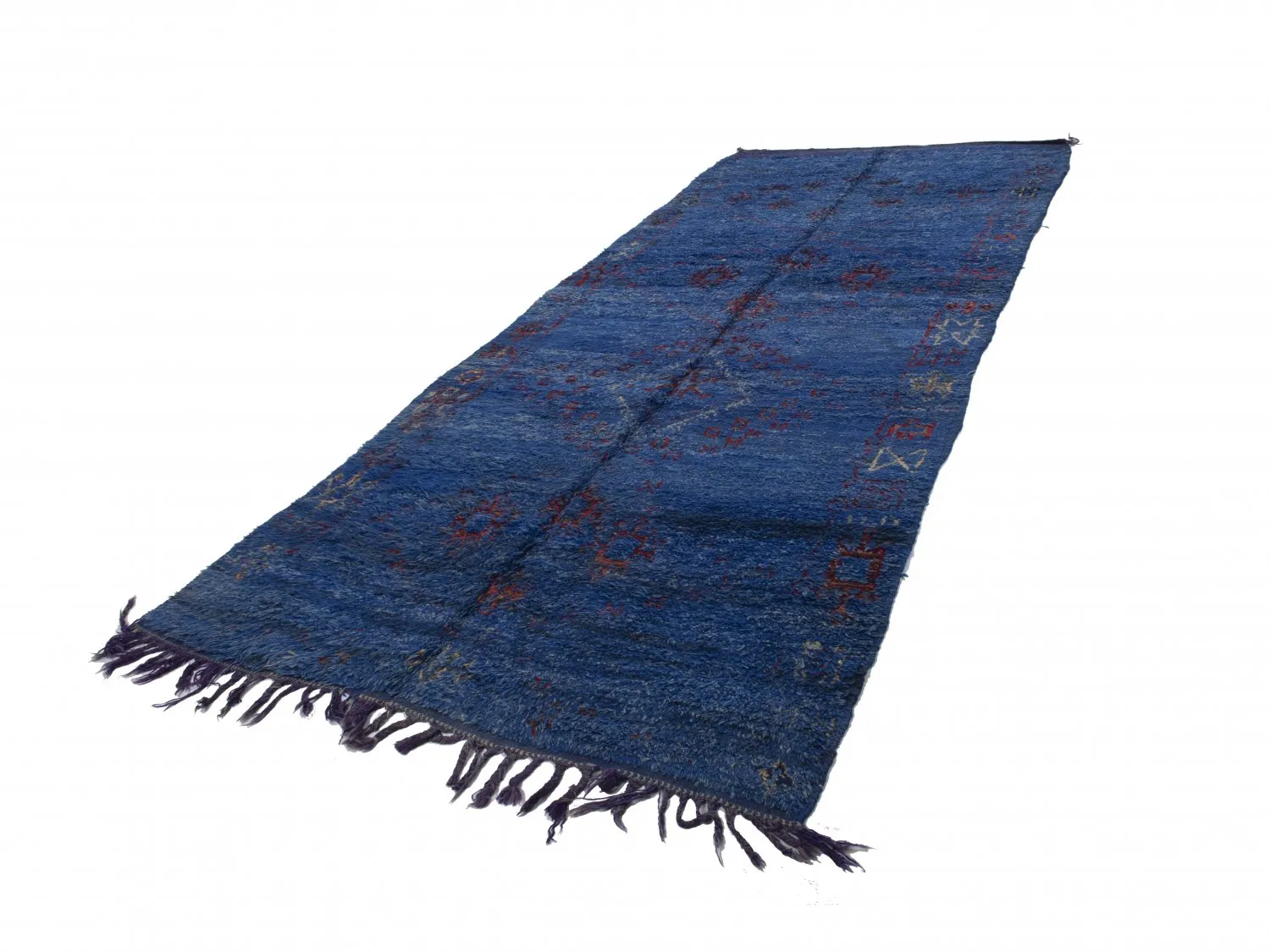 Tappeto Kilim In Stile Berbero Del Marocco Azilal Special Edition 460 x 190 cm