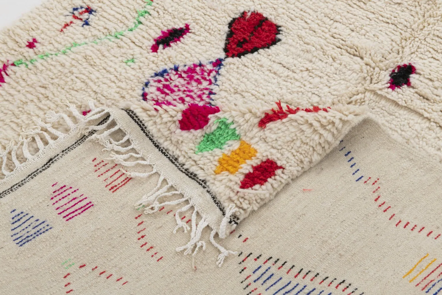 Tappeto Kilim In Stile Berbero Del Marocco Azilal 270 x 150 cm