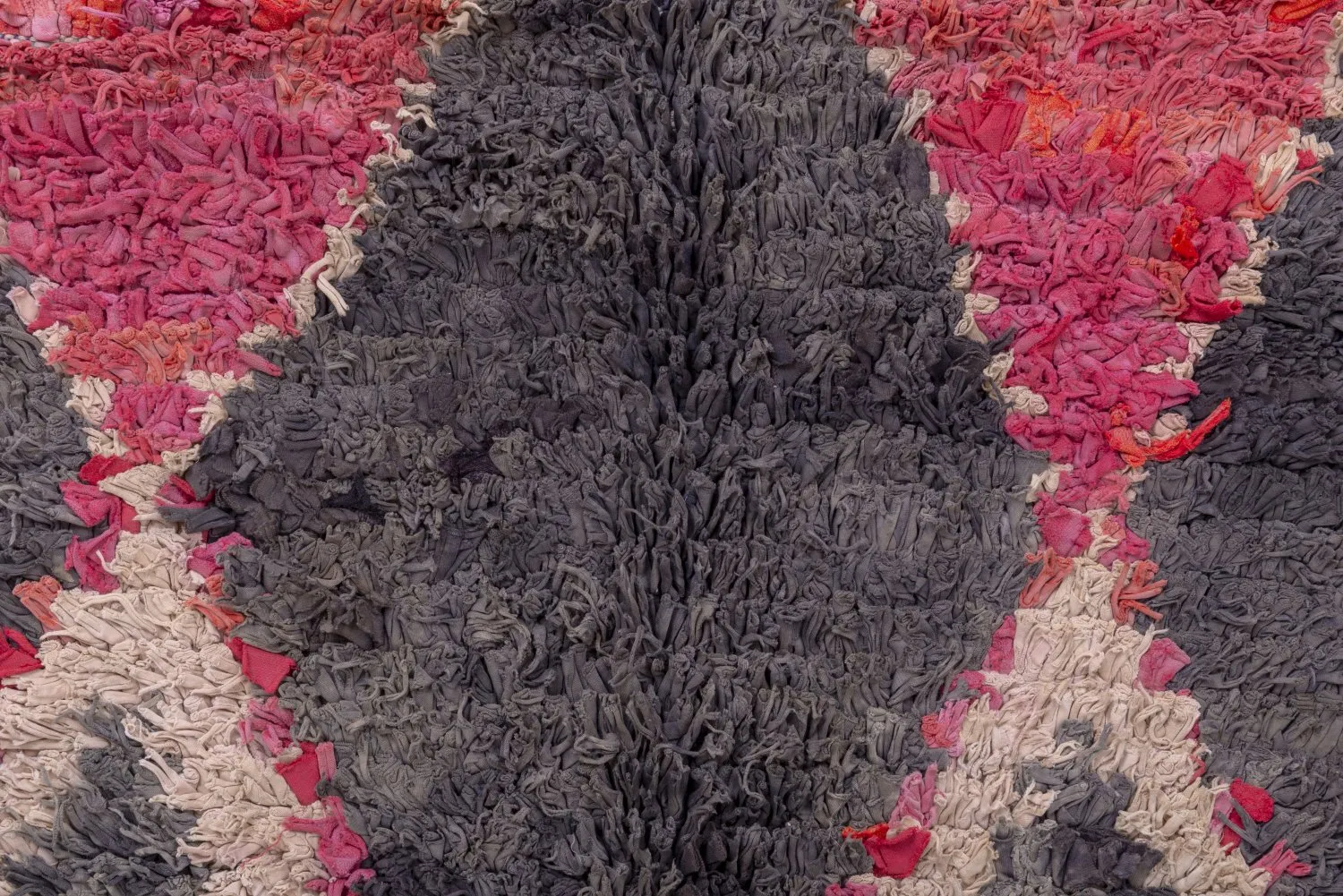 Tappeto Berberi Dal Marocco Boucherouite 245 x 105 cm