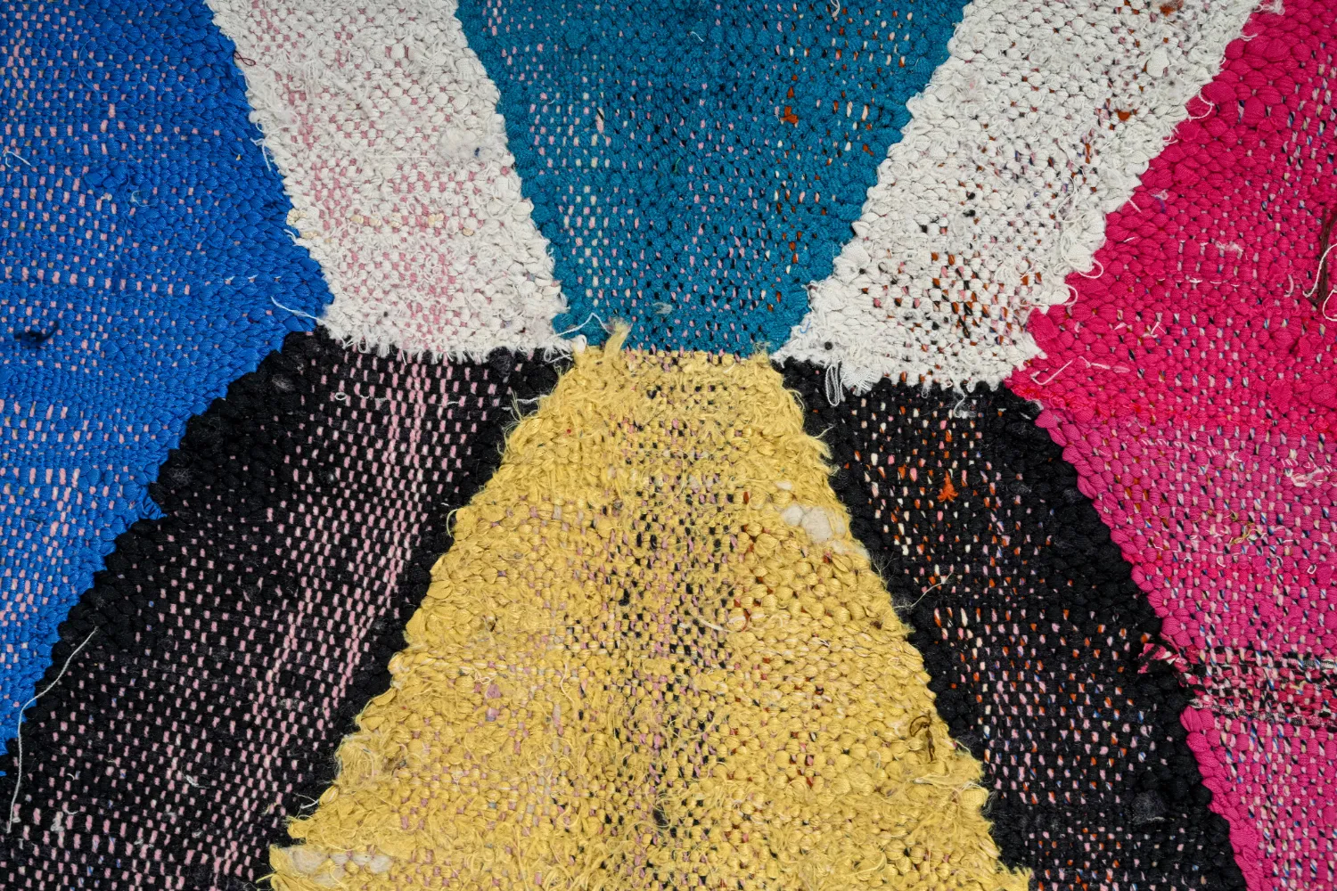Tappeto Berberi Dal Marocco Boucherouite 150 x 275 cm